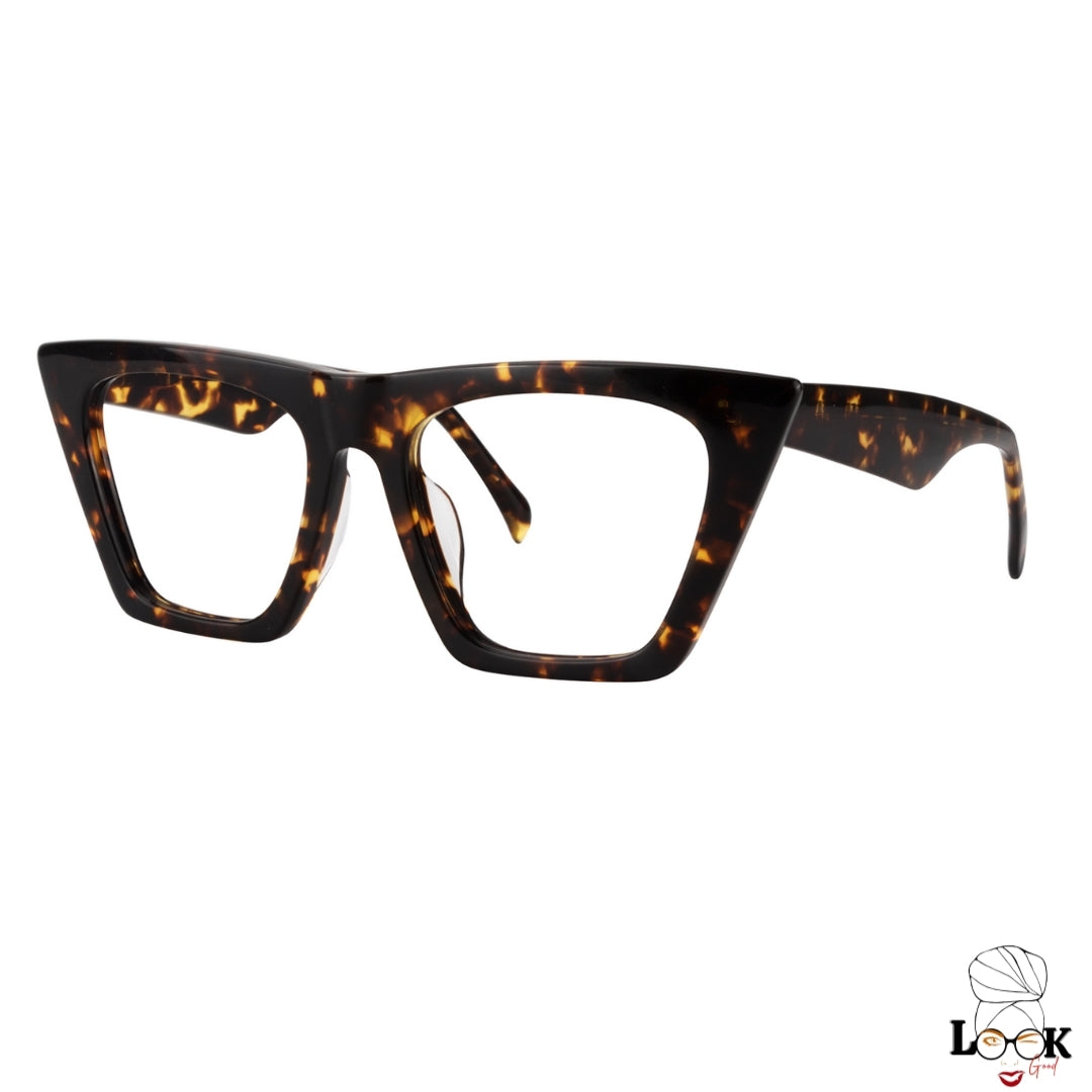 Popular classics and the cat-eye shape noone frame support prescription